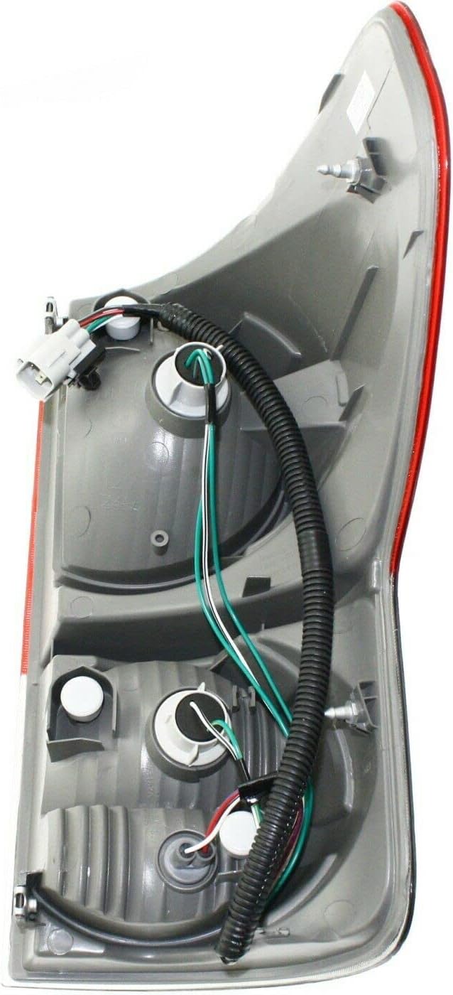 Driver Side TailLight for 2007 2008 2009 Toyota Tundra. Direct replacement for TO2800165, 815600C070 Pack of 2