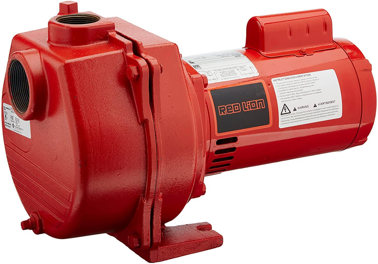 Red Lion Sprk150 1.5 Horsepower 71 GPM 115V Cast Iron Irrigation Sprinkler Pump