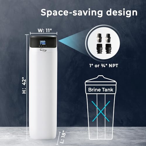 iSpring WCS50KG Whole House Water Softener System