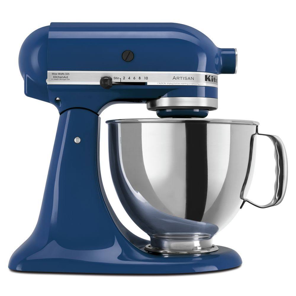KitchenAid Artisan Series Refurbished 5 qt. Tilt Head Stand Mixer RRK150BW - Blue Willow