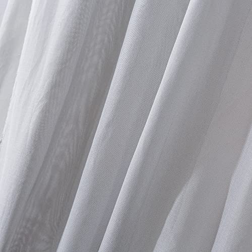 MiemieAi Faraday cage Radiation EMF Protection Bed White Canopy