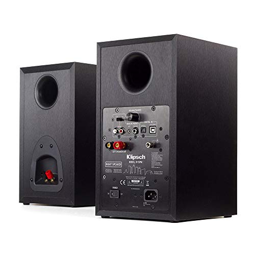 Klipsch R-15PM Powered Monitor - Black (Pair) (Renewed)