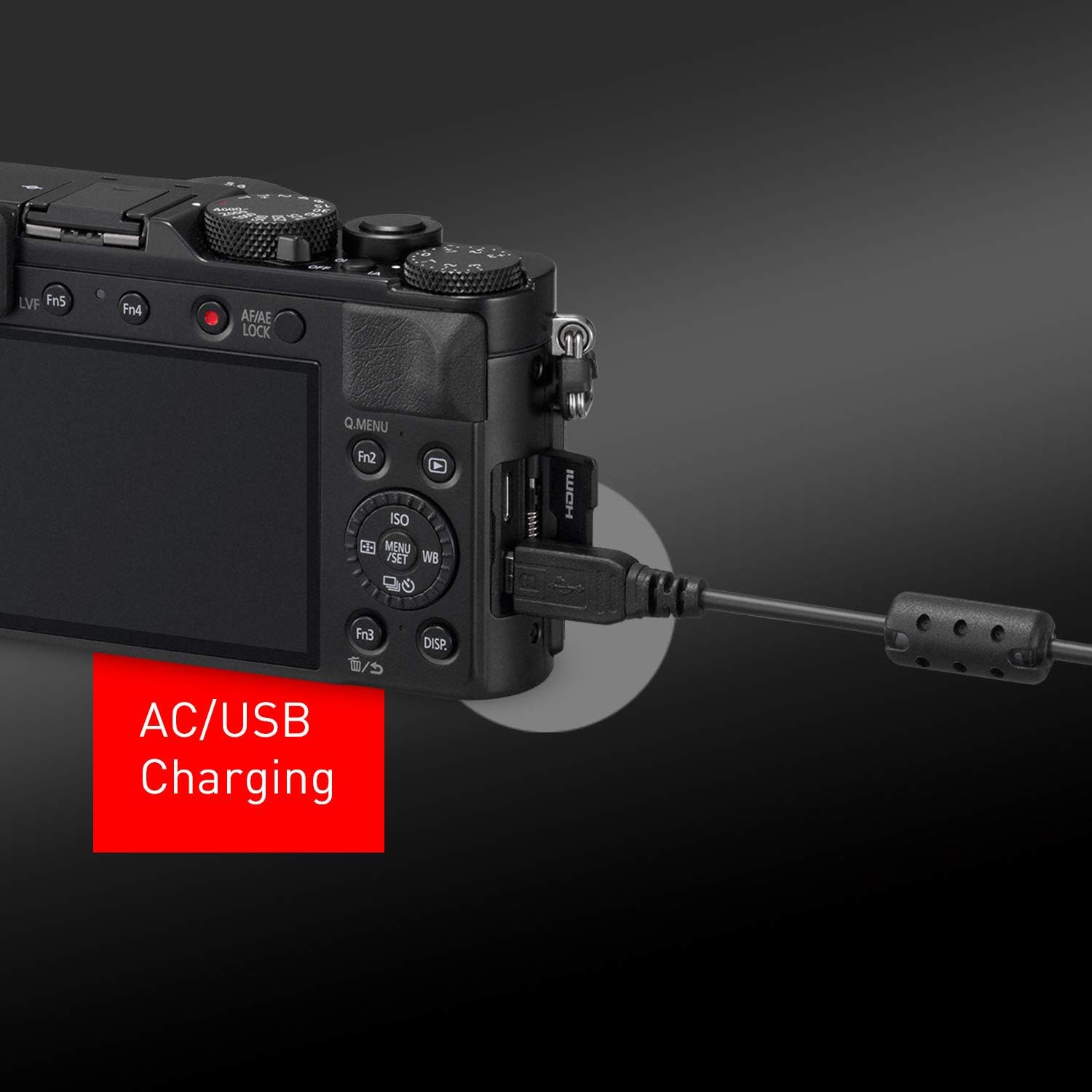 Panasonic Lumix LX100 II Large Four Thirds 21.7 MP Multi Aspect Sensor 24-75mm Leica DC VARIO-SUMMILUX F1.7-2.8 Lens Wi-Fi and Bluetooth Camera with 3 LCD, Black (DC-LX100M2)