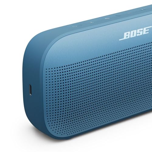 Bose SoundLink Flex Portable Bluetooth Speaker (2nd Gen), Portable Outdoor Speaker with Hi-Fi Audio, Up to 12 Hours Battery Life, Waterproof and Dustproof, Black