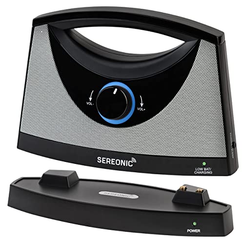 Portable Wireless Speakers for Smart TV - Ideal for TV Watching Without The Blaring Volume - Designed for Hard of Hearing, Elderly, and Seniors - 100ft Range