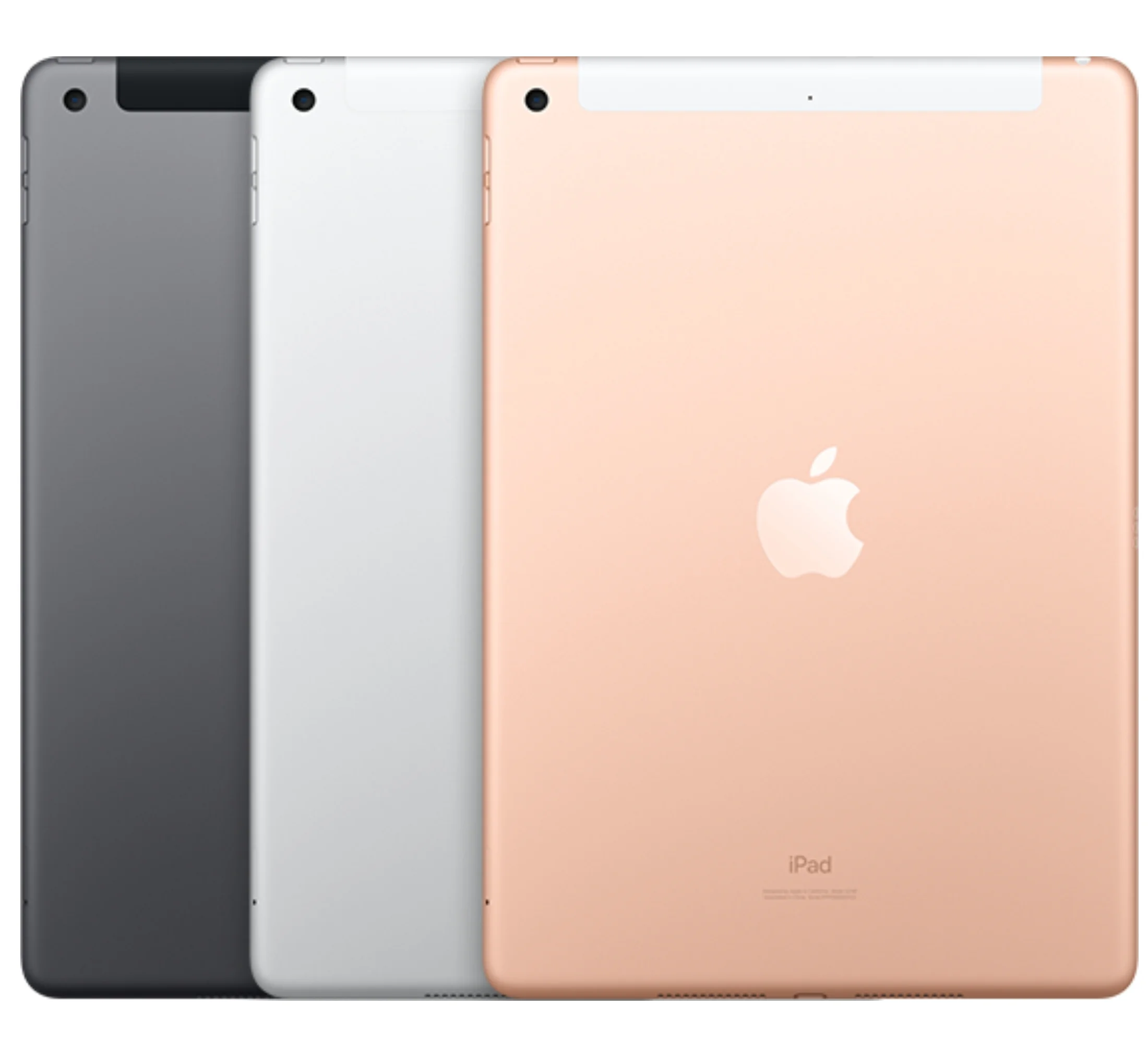 Apple iPad 7th Generation, 10.2", WiFi + Cellular Unlocked,  32GB, Space Gray (Good Condition, Refurbished)