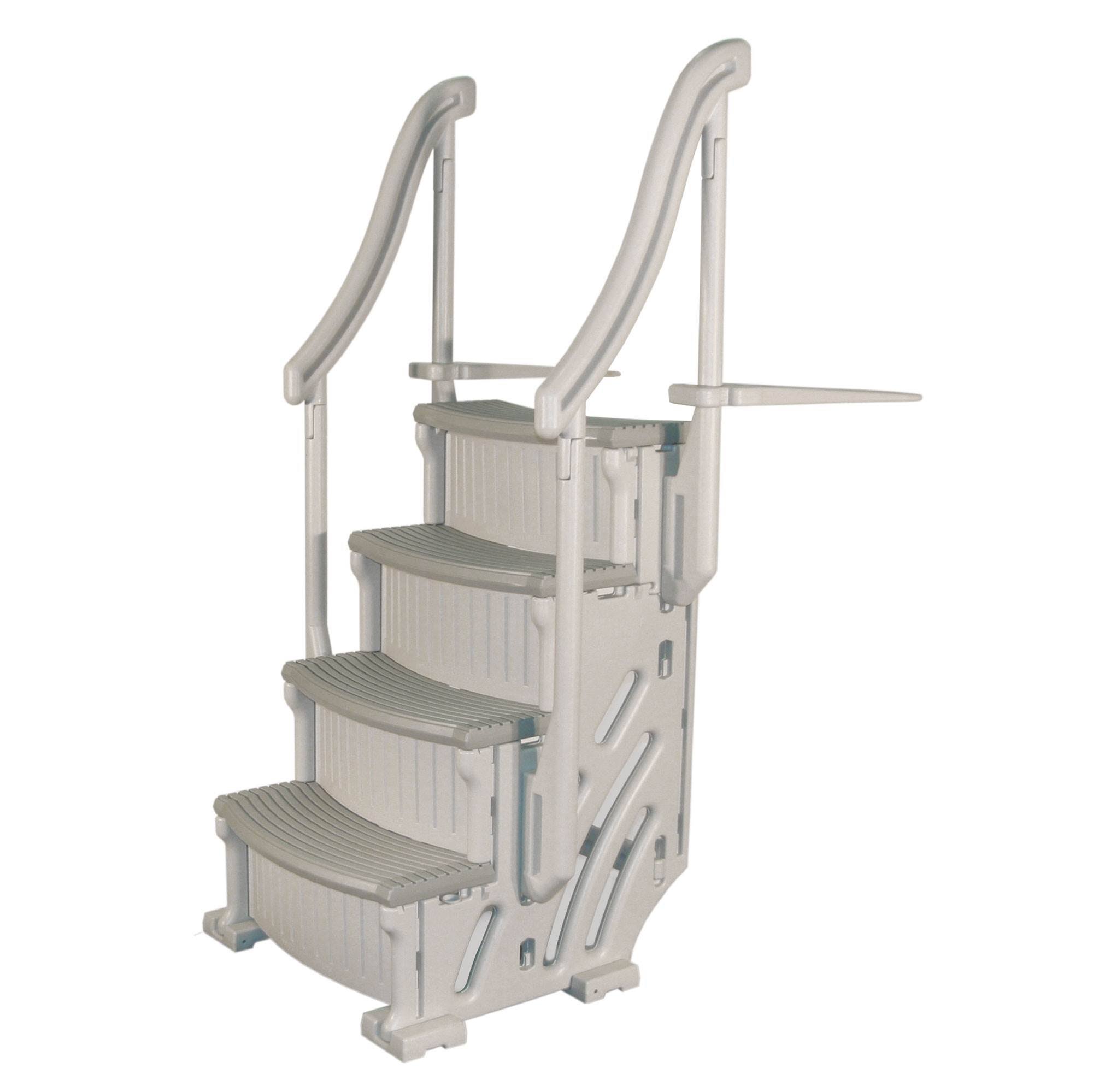 Confer CCXAG Gray 4-Step Above Ground Swimming Pool Steps