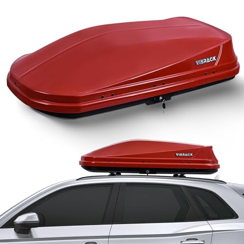 White Rooftop Cargo Box Carrier Large 21 Cubic Feet Car Top Mount Travel Luggage Storage,Dual Side Opening,Heavy Duty Waterproof Roof Storage Box Extra Keys,75.98" L x 31.5" W x 14.96" H