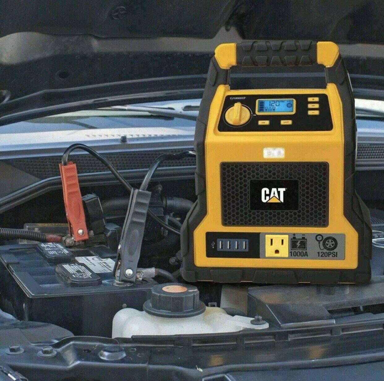 CAT 3-in-1 1000Amp Power Station with Jump Starter and Compressor