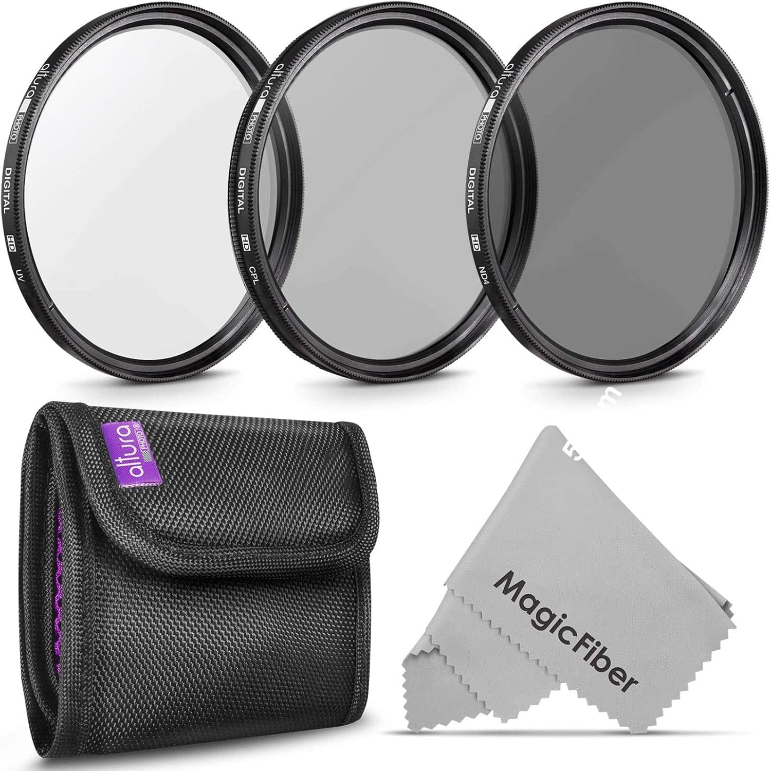 95MM Lens Filter Kit by Altura Photo, Includes 95MM ND Filter, 95MM CPL Filter, 95MM UV Filter, (UV, Polarizer Filter, Neutral Density ND4) for Camera Lens w 95MM Filter + Lens Filter Case