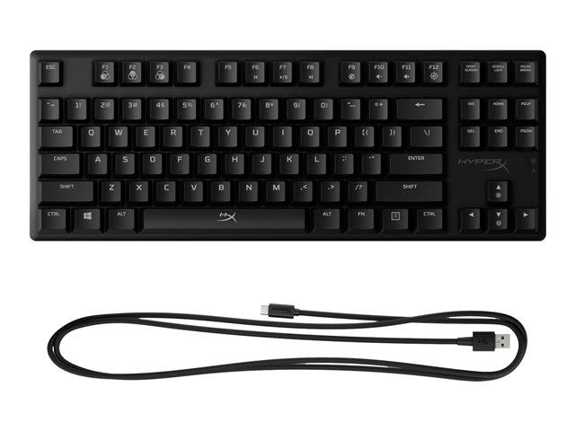 HyperX Alloy Origins Core Wired Gaming Mechanical Blue Switch Keyboard with RGB Back Lighting - Black - Each
