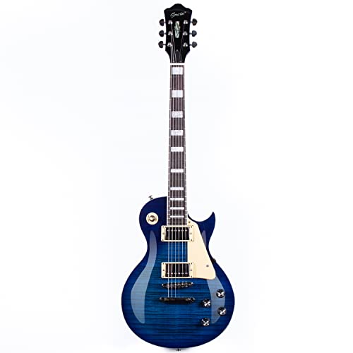 GROTE Guitar Solid Body Electric Guitar with Gigbag LPYS-006 (Purple)