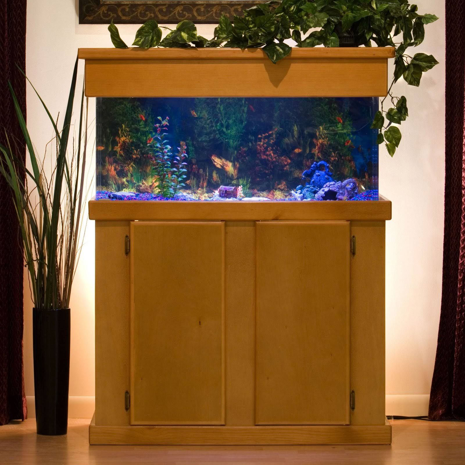 UniQuarium Rectangular Aquarium - 20R-SAPPHIRE BLUE-AAT004-1