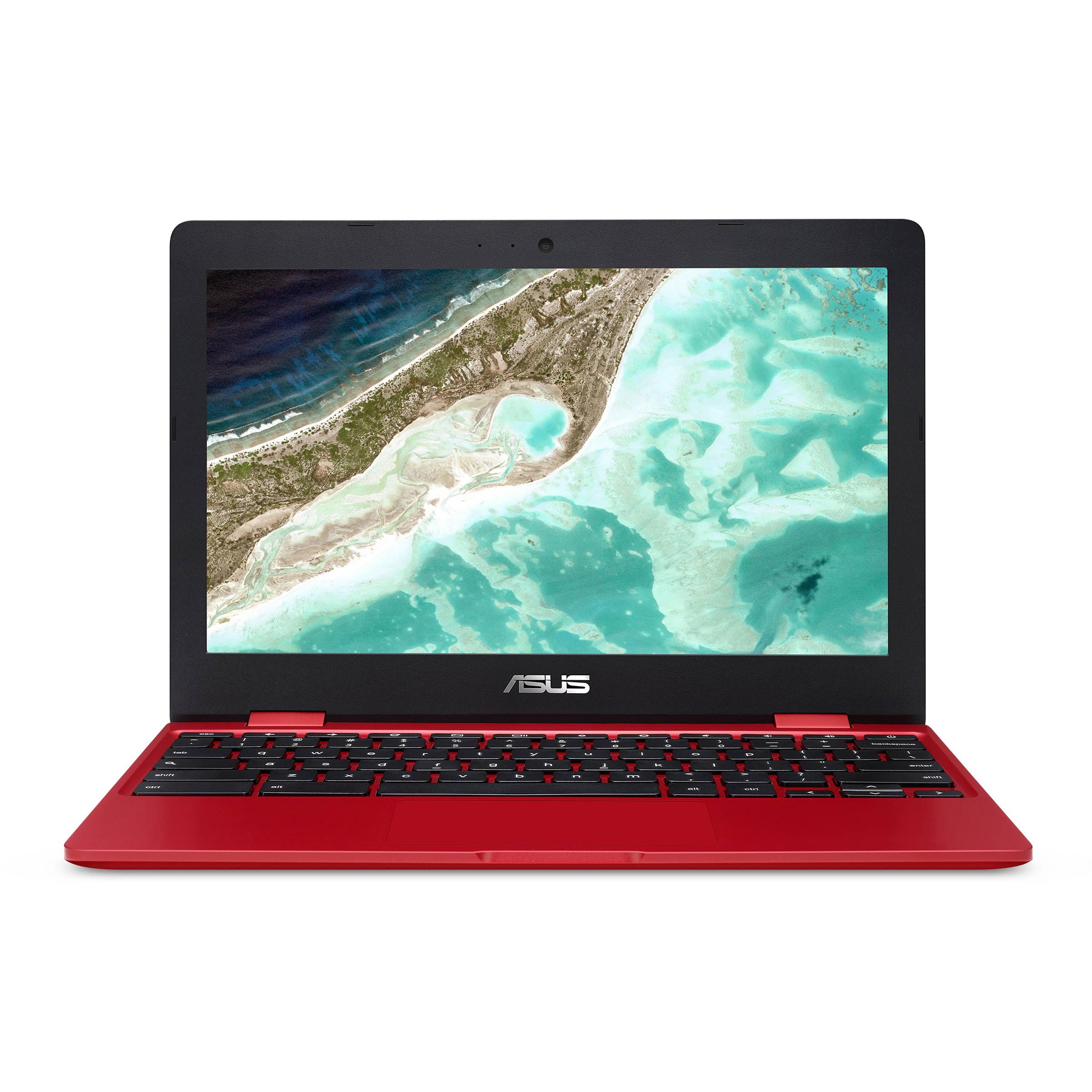 Asus - Chromebook C223NA-DH02-RD 11.6in Intel Celeron N3350 Proc