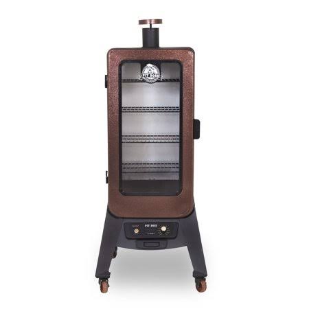 Pit Boss Copperhead 3 Series Pellet Smoker, Vertical Smoker, Brown