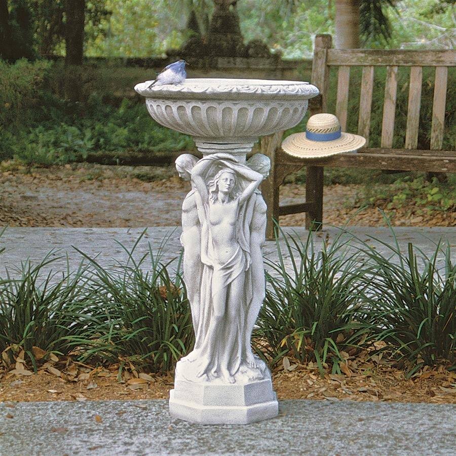 Design Toscano Column of The Maenads Pedestal Font