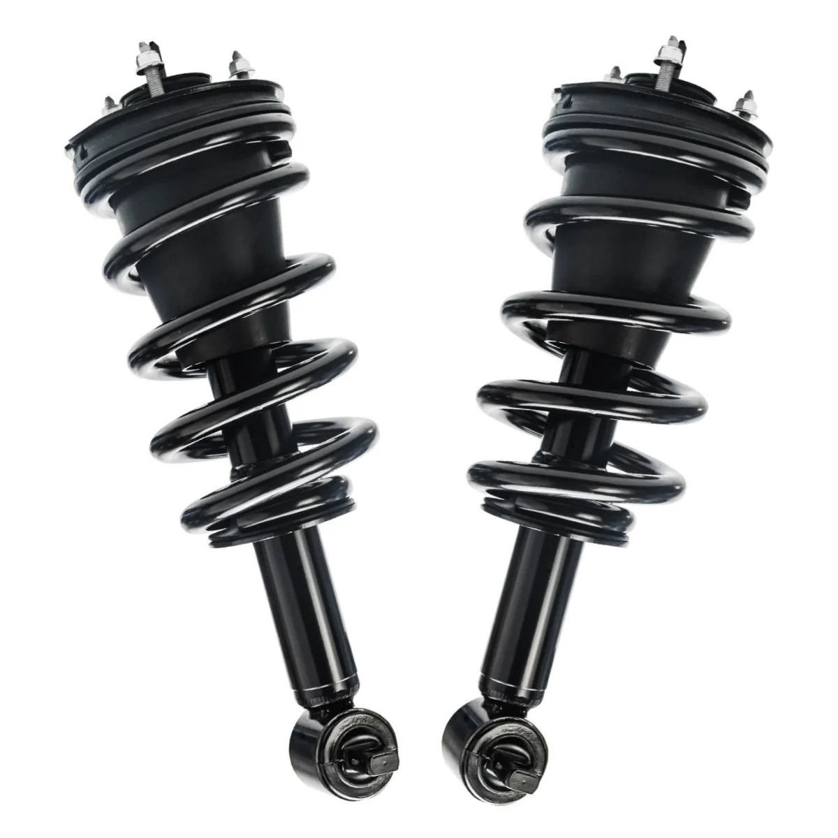 AutoShack Front Complete Struts and Coil Springs Set of 2 Driver and Passenger Side Replacement for GMC Sierra 1500 Limited 2014-2018 Chevrolet Silverado 1500 2019 Silverado 1500 LD V8 RWD CST239114PR - Curated Treasures Market
