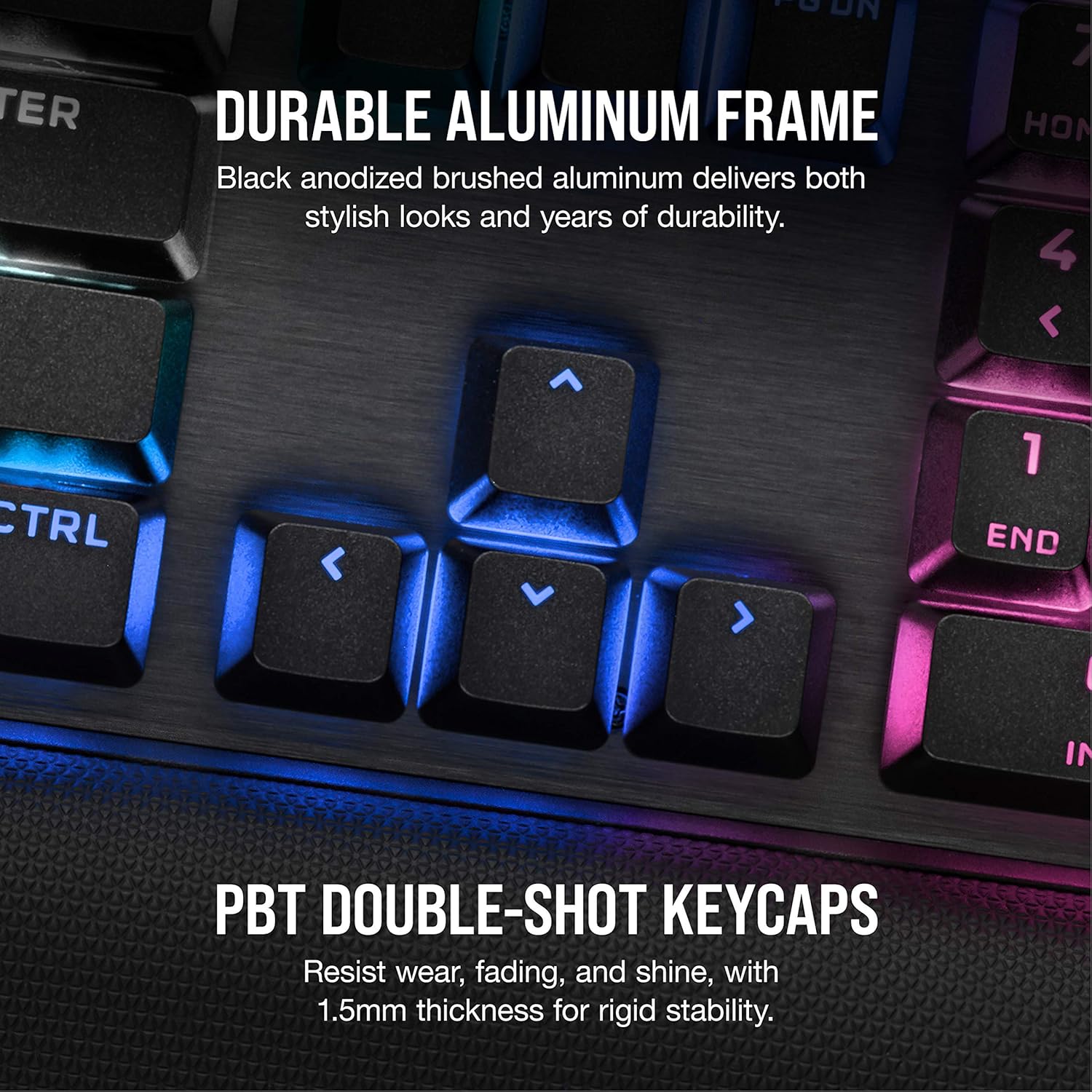 Corsair K60 RGB Pro SE Mechanical Gaming Keyboard - CHERRY Mechanical Keyswitches - Durable Aluminum Frame - Customizable Per-Key RGB Backlighting (Renewed) Pack of 2