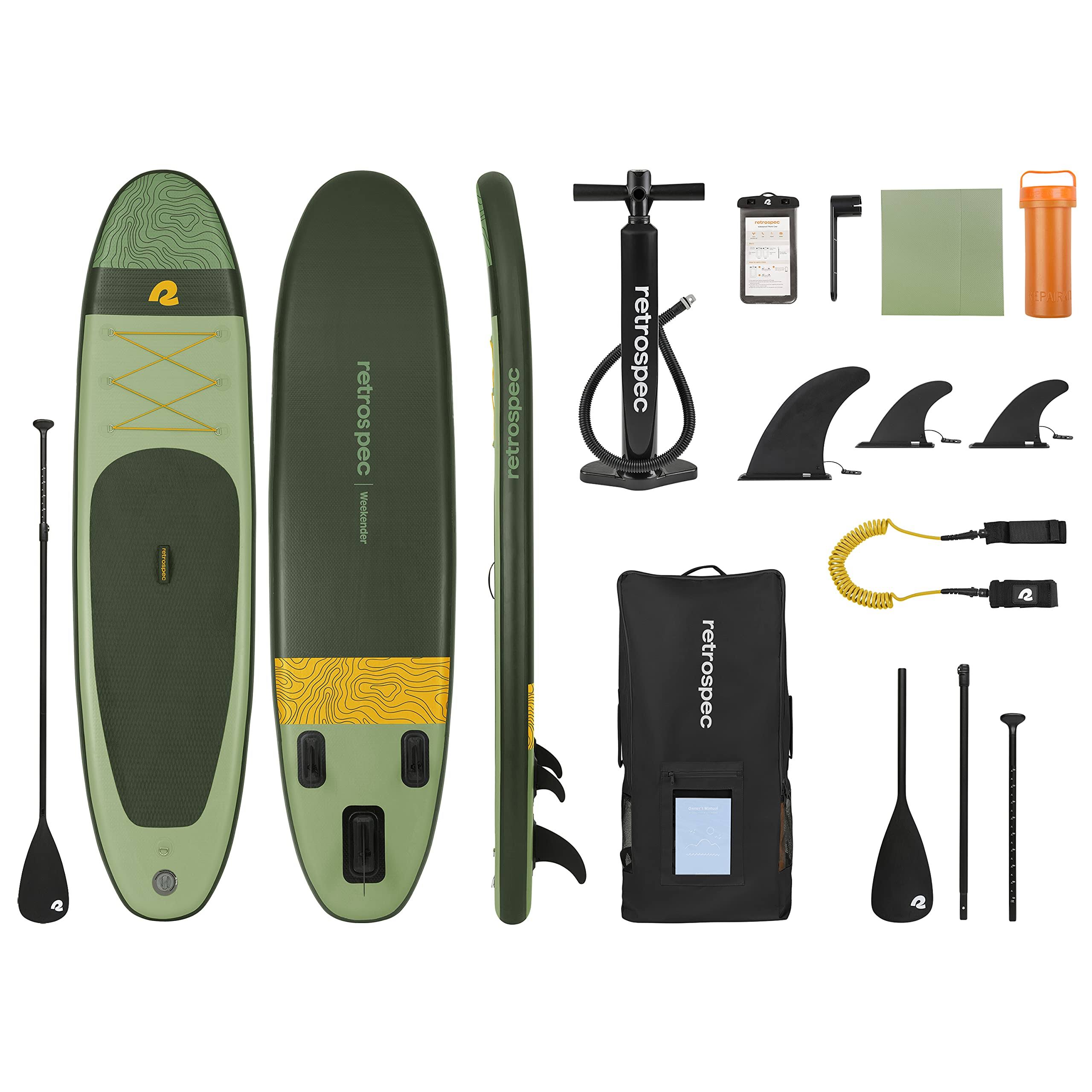 Retrospec Weekender Inflatable Paddle Board 10&