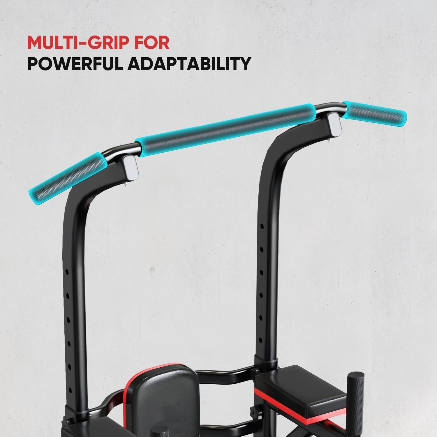 Pull Up Bar Station, Power Tower Dip Bar for Pull-up Push-up Multi-function Home Gym Strength Training Workout Equipment