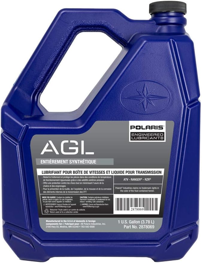Polaris Off Road AGL Automatic Gearcase Lubricant and Transmission Fluid Pack of 2