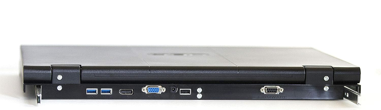 KVM Console 17.3 Full HD - 1U Rackmount Console Rack - Server Rack Mount Monitor with 1920 x 1080 Resolution - Rackmount Monitor with VGA & Display Port by Uptyma