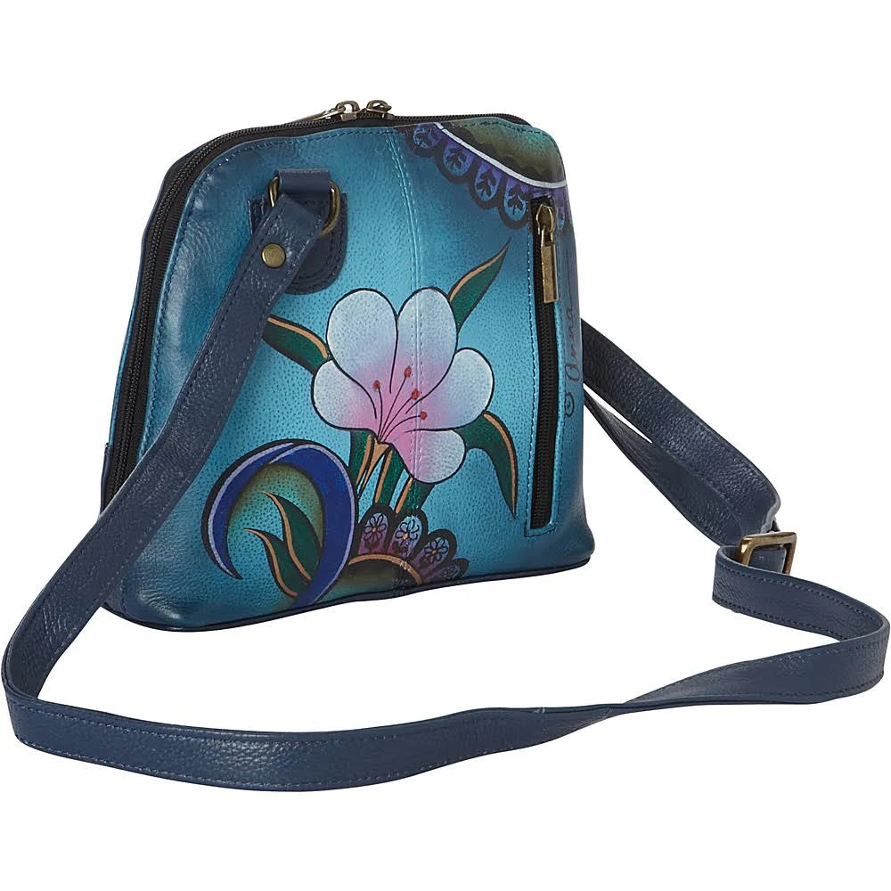 Anna by Anuschka Leather Small Multi Compartment Zip-Around Organizer