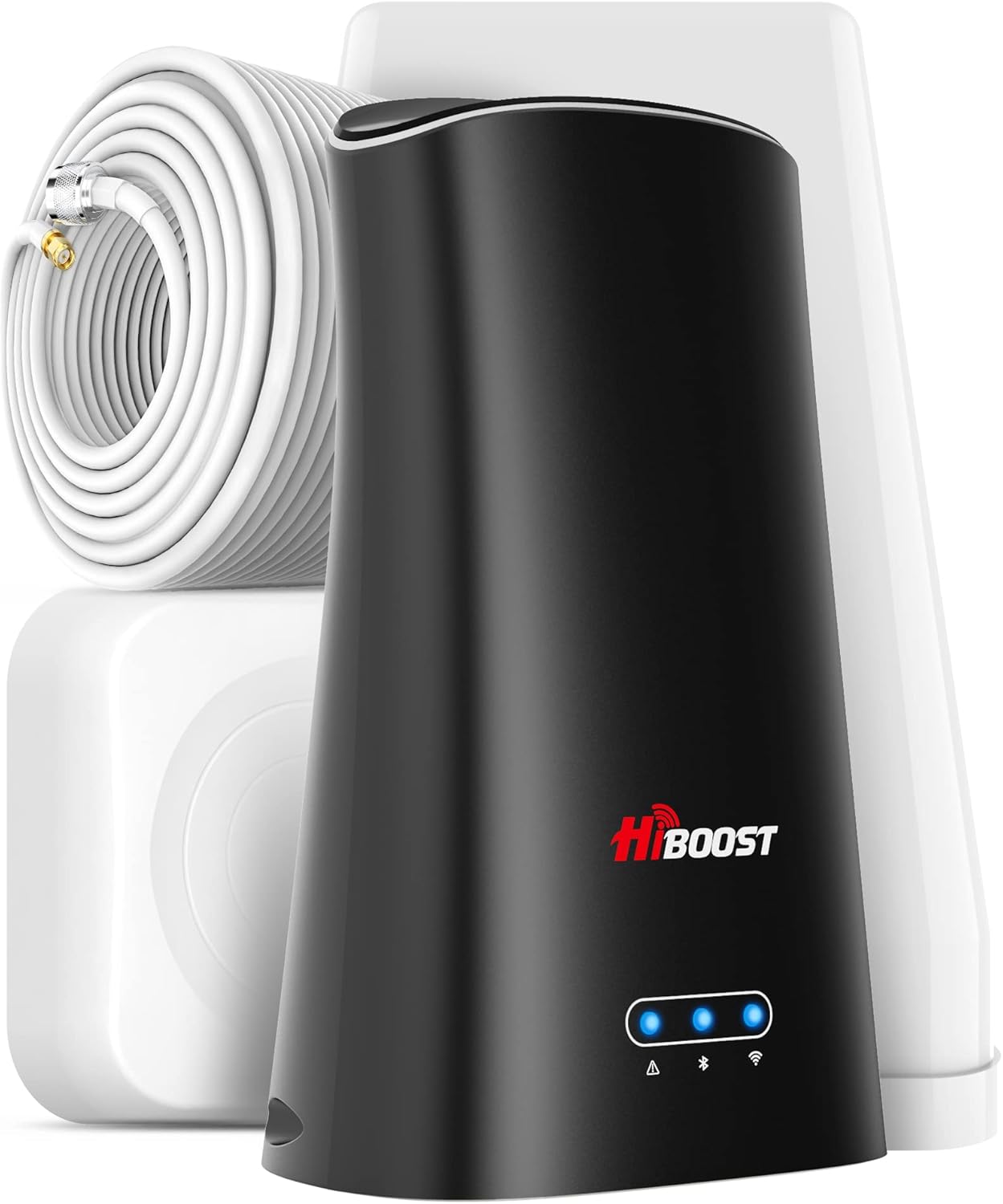 HiBoost Cell Phone Signal Booster for Home, Up to 3,000 Sq. Ft, Boosts 5G/4G LTE, All US Carriers - Verizon, AT&T, T-Mobile, Sprint & More, FCC Approved