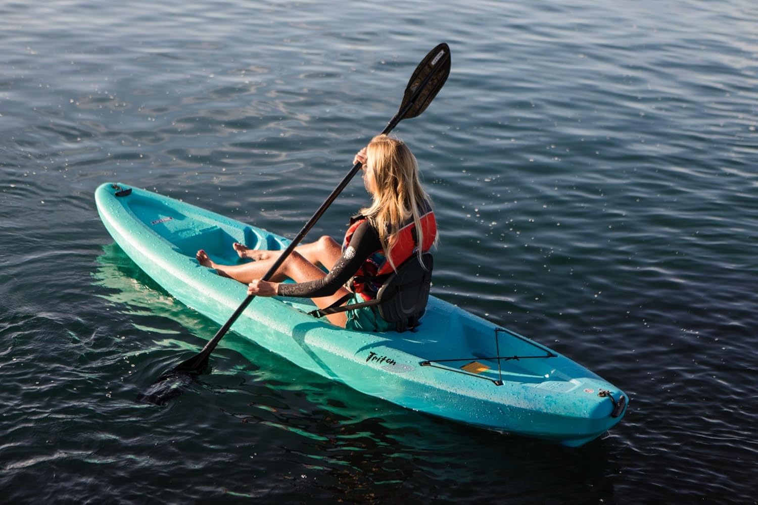 Lifetime Triton Sit-On-Top Kayak and Paddle, 10'