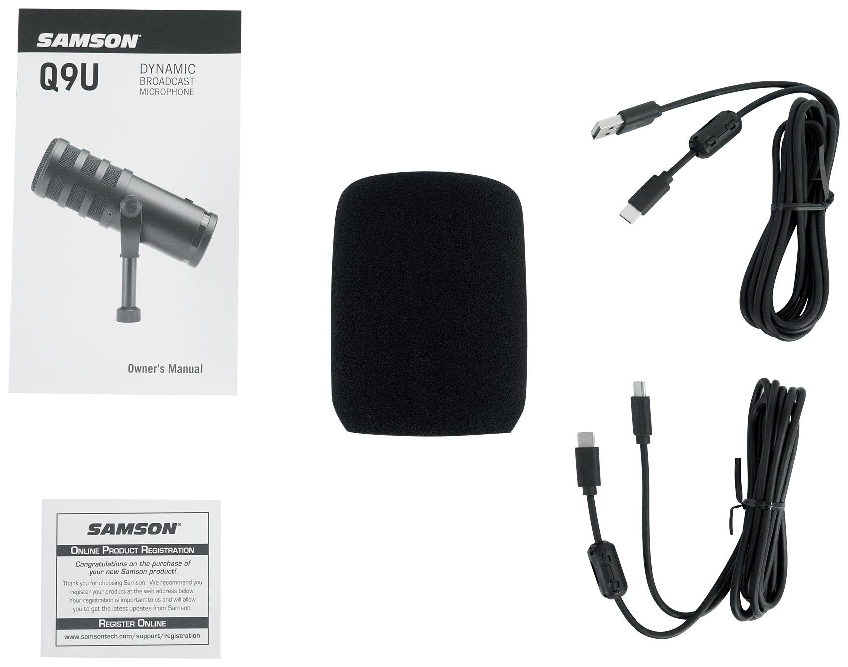 Samson - Q9U XLR/USB Dynamic Broadcast Microphone