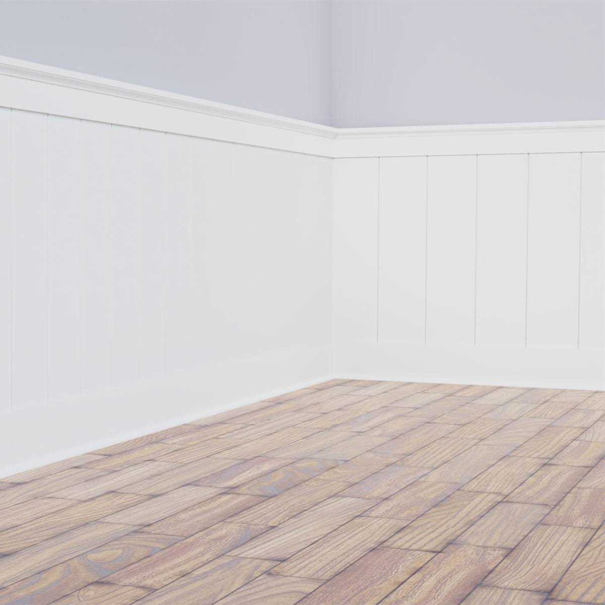 Deluxe Shiplap 96 PVC Wainscot Kit Ekena Millwork