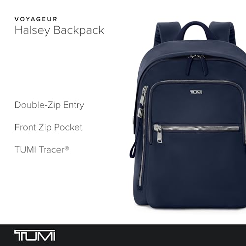 TUMI - Voyageur Halsey Backpack - Travel Backpack - For Business, Fashion, Commute - Holds Up to 14" Screens - Black & Gold