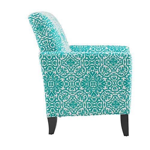 Domesis Button Tufted Arm Chair Gold Damask