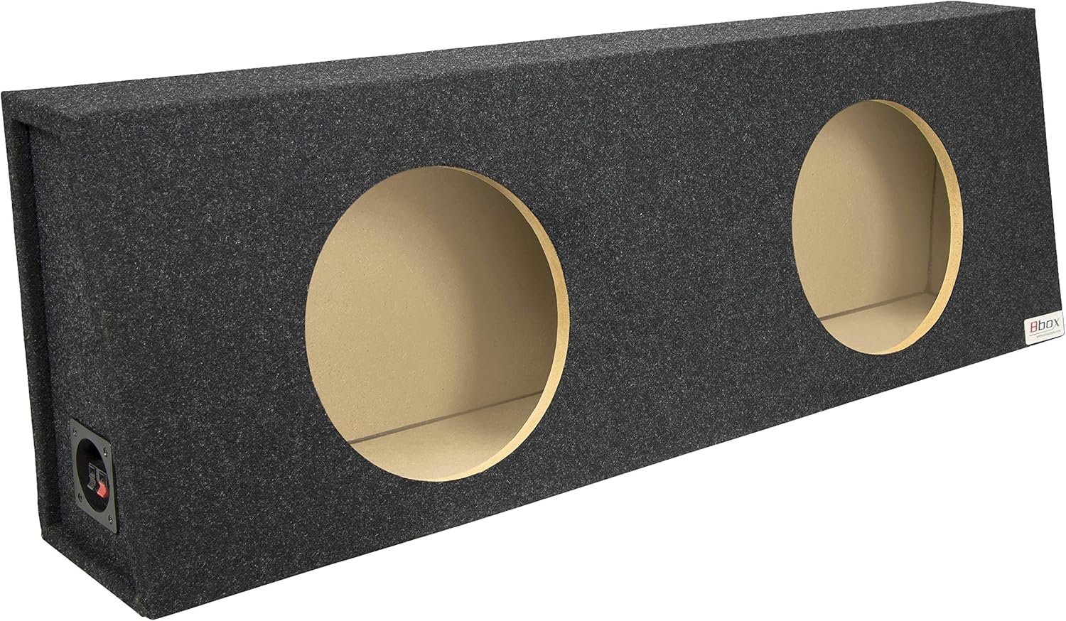 Atrend Dual 10 Subwoofer Regular Standard Cab Truck Sub Box Enclosure 3/4 MDF Speaker Box, Charcoal (E10DT)