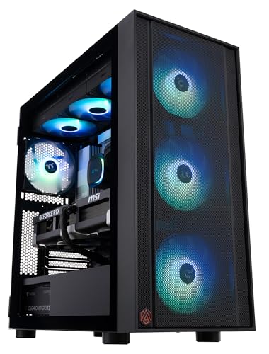 ABS Cyclone Aqua Gaming PC - Windows 11 - Intel Core Ultra 7 265KF - GeForce RTX 5070 - DLSS 4 - AI-Powered Performance - 32GB DDR5 6000MHz - 1TB M.2 NVMe SSD - CA265KF5070