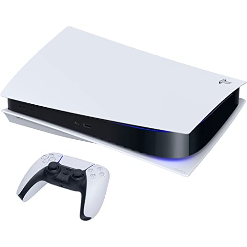 Playstation 5 Disc Version PS5 Gaming Console God of War Ragnarok Bundle - 16GB GDDR6 Memory, 825GB SSD, 4K Blu-ray player, WiFi 6, Bluetooth 5.1, Ethernet, 120Hz 8K Output, Tempest 3D AudioTech