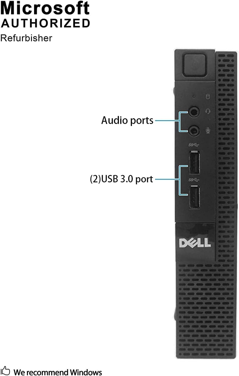 DELL Optiplex 9020 Ultra Small Tiny Desktop Micro Computer PC (Intel Core i5-4570T, 16GB Ram, 512GB Solid State SSD, WiFi, Bluetooth, HDMI Win 10 Pro (Renewed)']