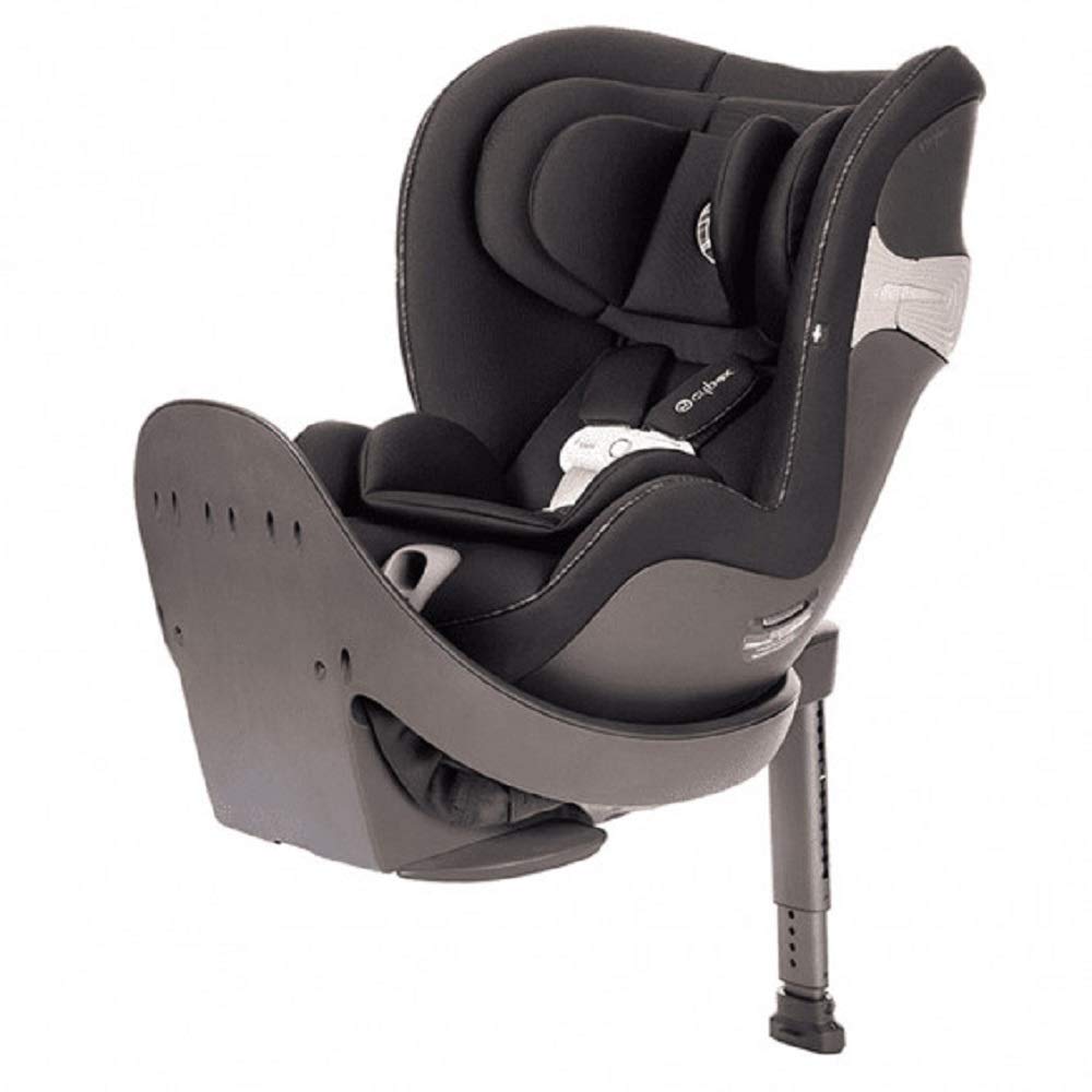 CYBEX Sirona S with SensorSafe, Convertible Car Seat, 360° Rotating Seat, Rear-Facing or Forward-Facing Car Seat, Easy Installation, SensorSafe Chest Clip, Instant Safety Alerts, Premium Black