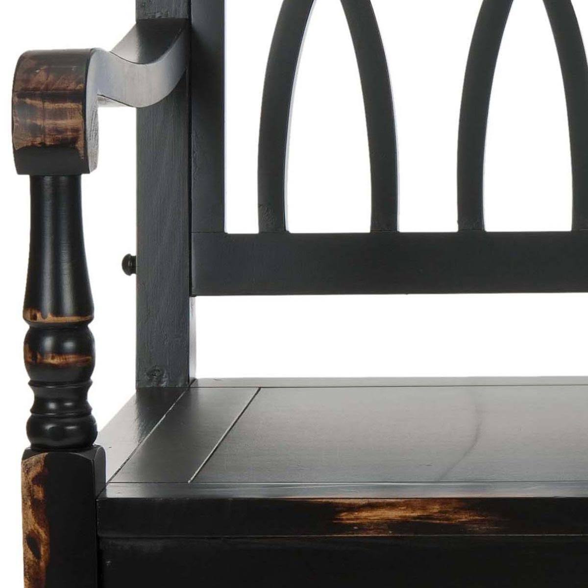 Safavieh Benjamin Bench, Grey