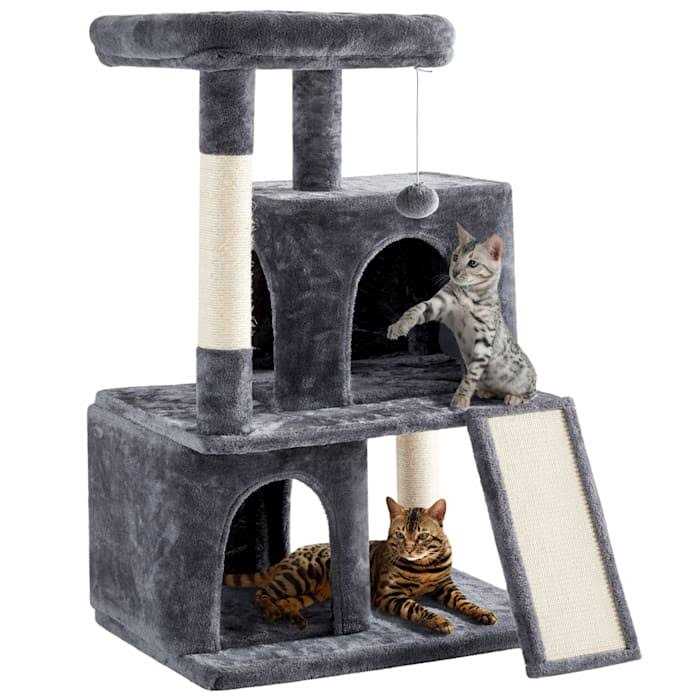 Topeakmart Cat Tree with 2 Condos - Pet Supplies online store