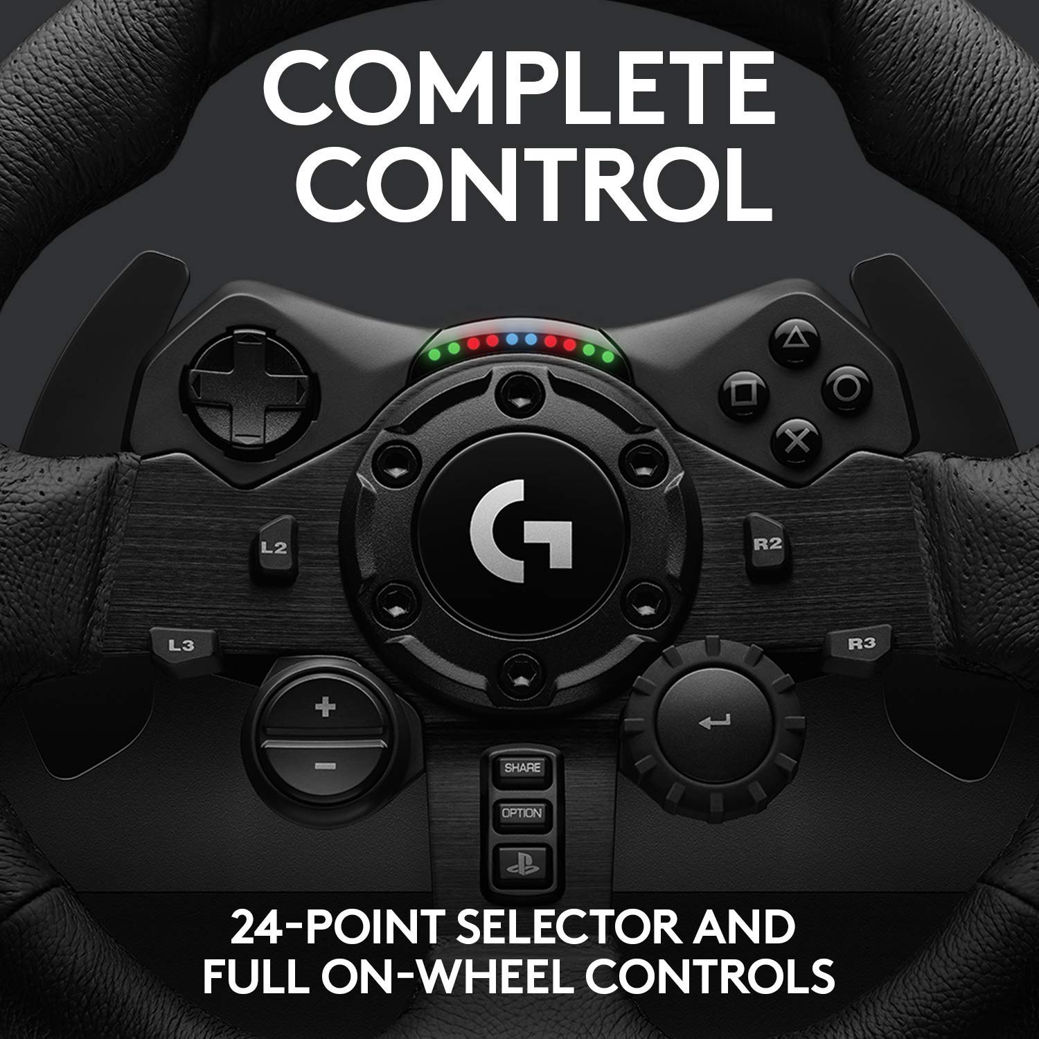 Logitech G923 Racing Wheel and Pedals Trueforce Sim Driving Wheel For PC, PS4, PS5 Shifter