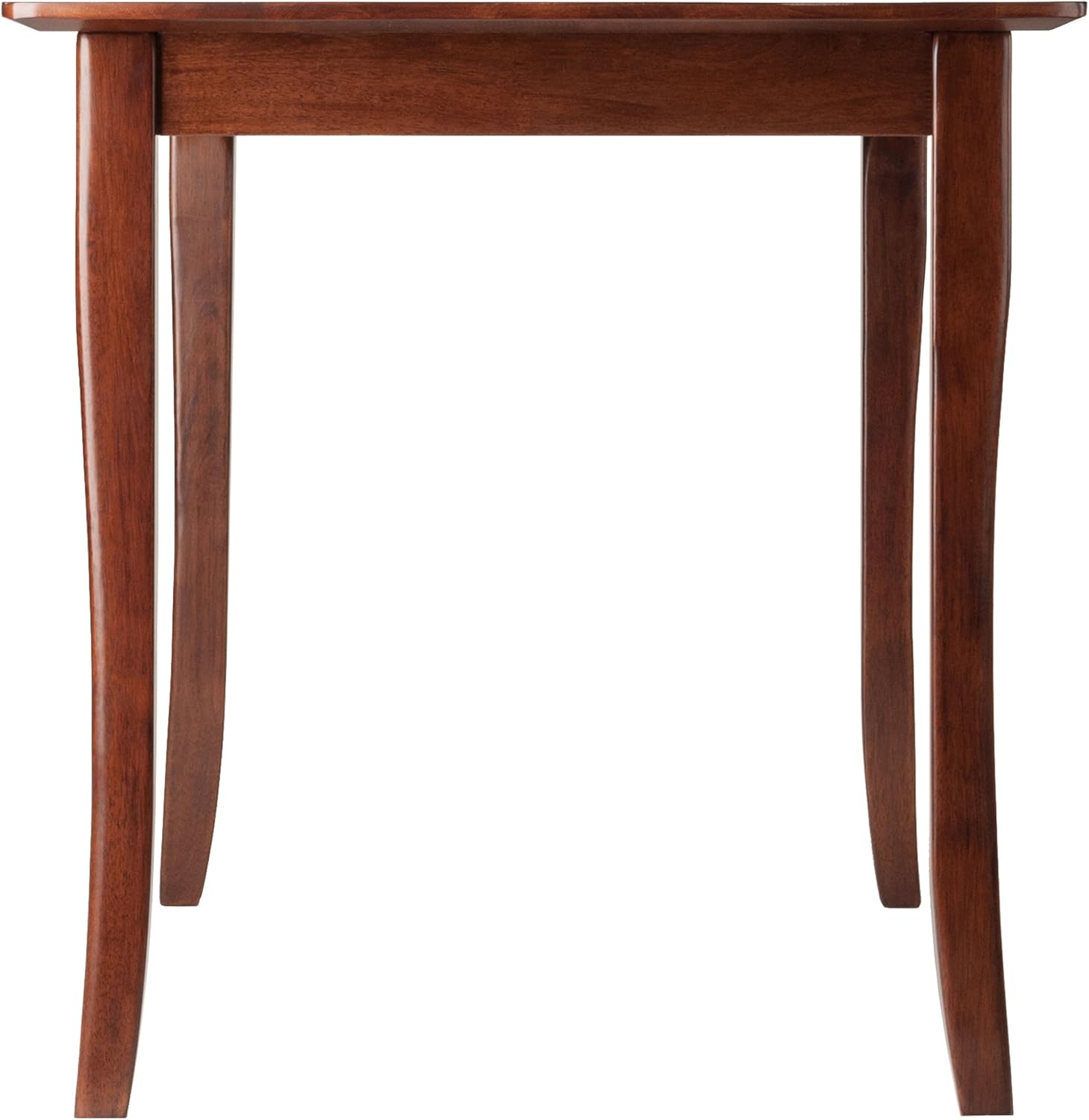 Winsome Inglewood 5-PC Set Table w/ 4 Ladderback Chairs Dining, Walnut