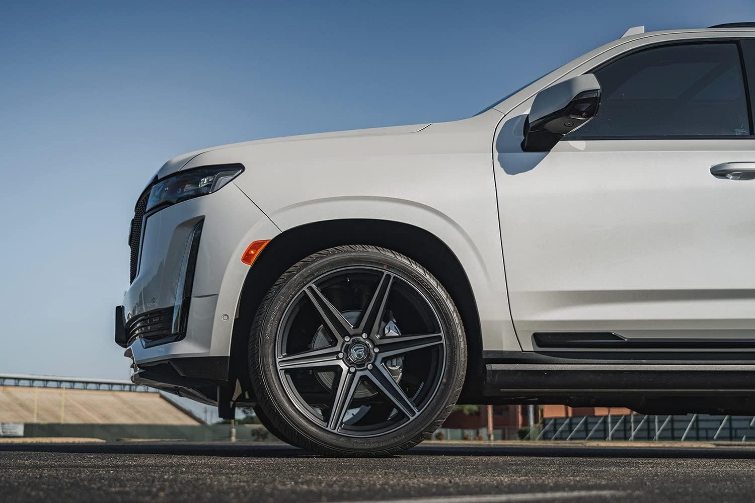 Forgestar X6 Custom Wheel - 24x10, 25 Offset, 6x135 Bolt Pattern, 87.1mm Hub - Satin Black Machined DDT Rim