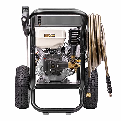 Simpson 61014 3500 PSI at 2.5 GPM Honda GX200 with AAA AX300 Axial Cam Pump Cold Water Professional Gas Pressure Washer PS61002-S