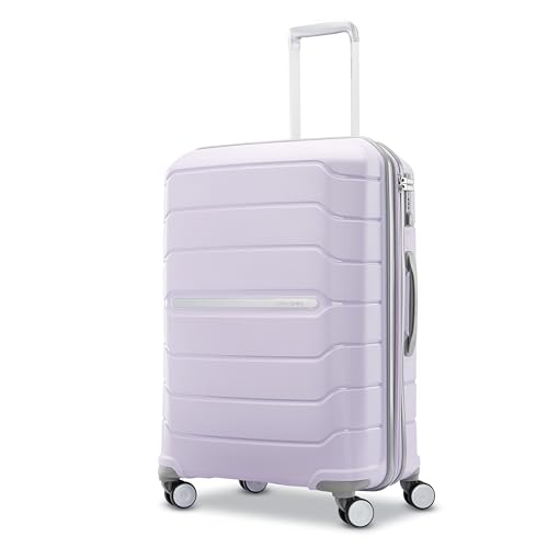Samsonite Freeform 21-Inch Hardside Carry-On Luggage - Hardshell Carry-On Suitcase - TSA, Airline-Approved - Expandable Hard Shell, Smooth Rolling Spinner Wheels for Lightweight Travel - Navy