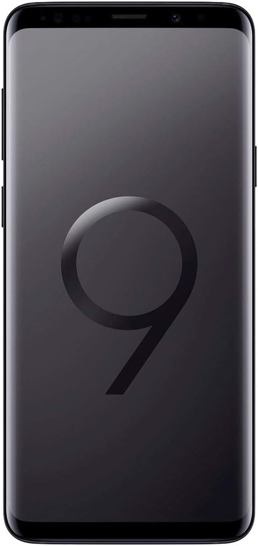 Samsung Galaxy S9 (SM-G960F/DS) 4GB / 64GB 5.8-inches LTE Dual SIM (GSM Only, No CDMA) Factory Unlocked - International Stock No Warranty (Midnight Black, Phone Only)