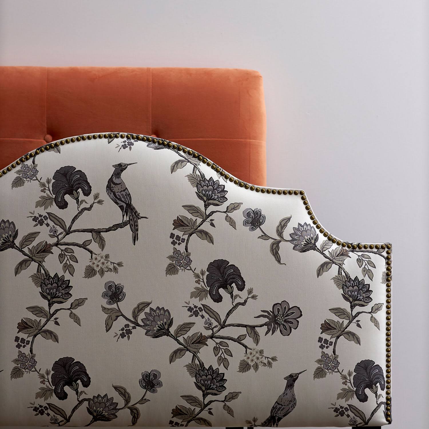 Skyline Furniture Sheffield Twin Headboard in Premier Platinum