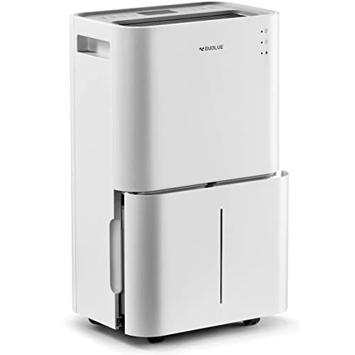 BUBLUE Dehumidifier for Basements, Home and Large Room with Auto or Manual Drainage | 36 db Industry Leading Noise Reducing | Integrated Air Filters, 3 Operation Modes, Clothes Drying