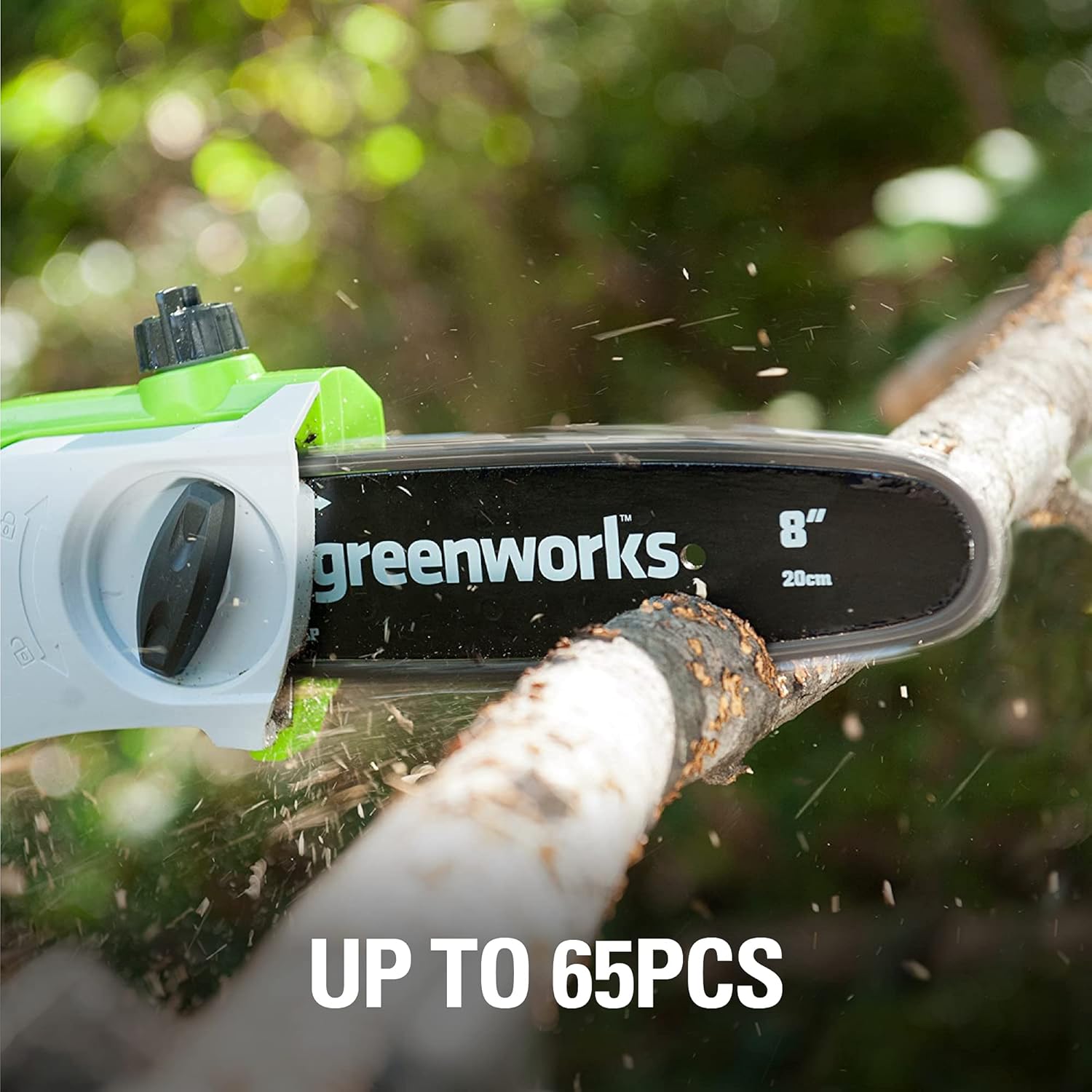 Greenworks 40V 8-Inch Cordless Pole Saw, Battery and Charger Not Included, 20302 Pack of 2