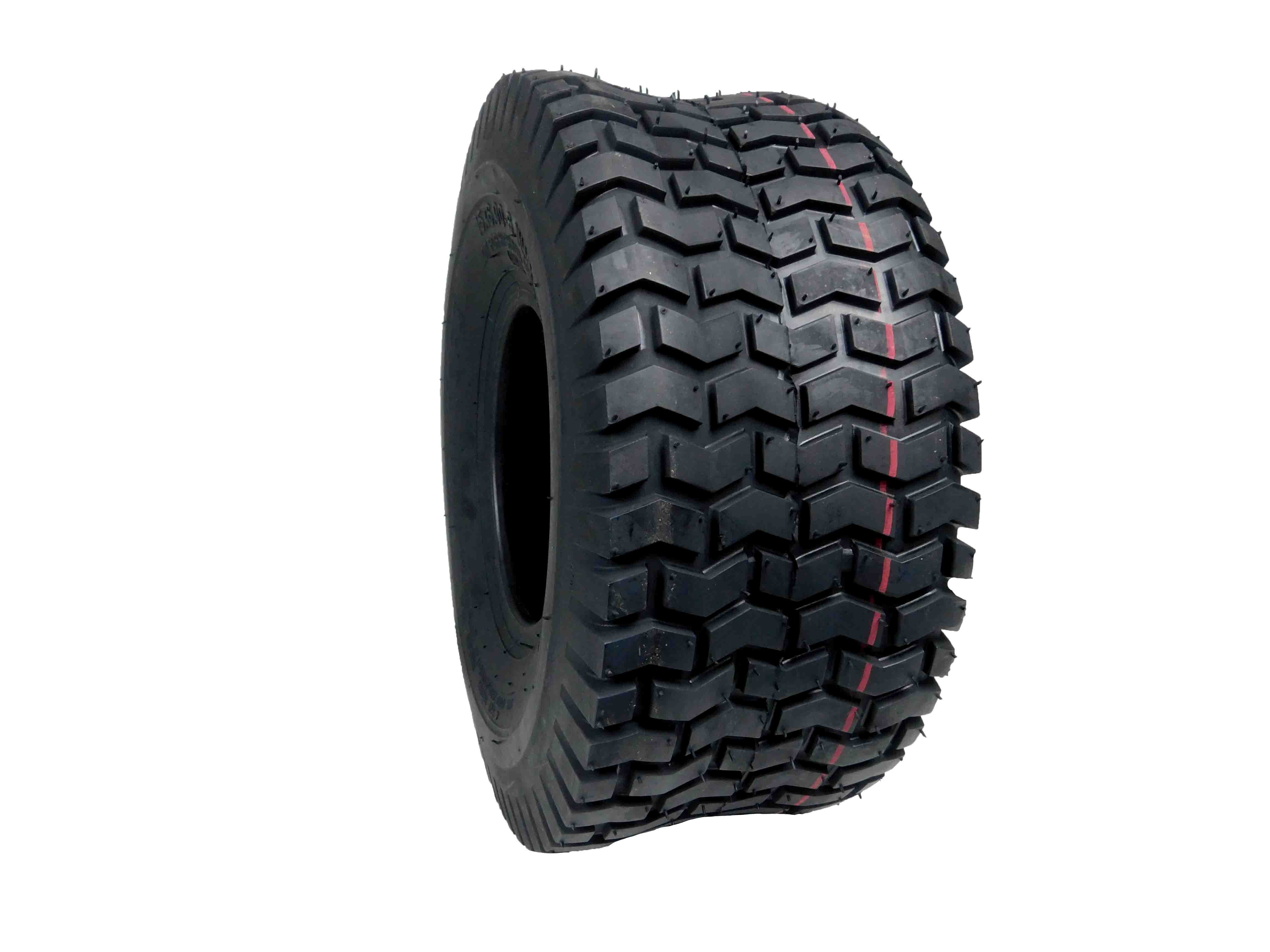 MASSFX 15x6-6 Lawn Mower and Turf Tire - 4 Ply, 1/4 Tread Depth, Set of 2 - 15x6x6